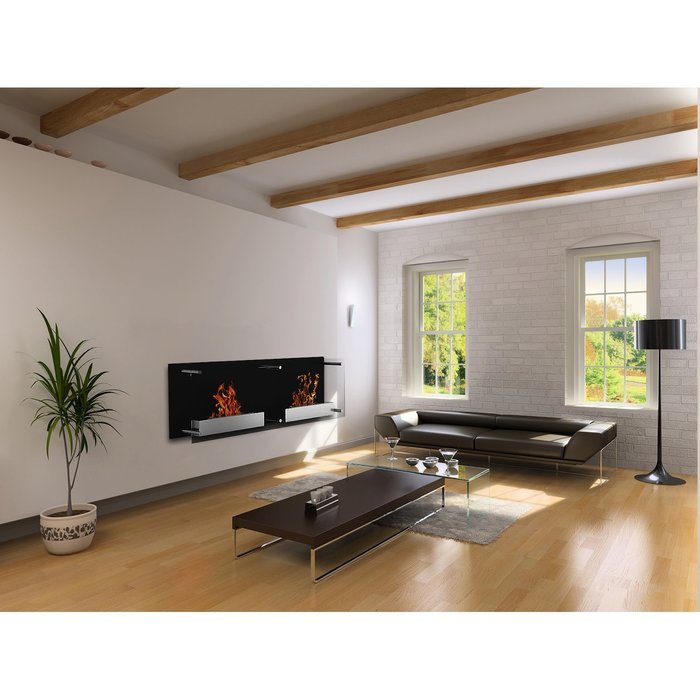 Elite Flame Mora Ventless Bio Ethanol Wall Mounted Fireplace N3