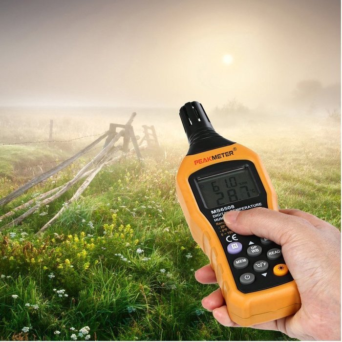 Hyelec MS6508 Digital Temperature Humidity Meter Thermometer Hygrometer N4