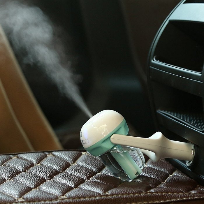 ABY Car Air Humidifier And Portable Mini Air Purifier Freshener Aromatherapy Car charge Supplies N2
