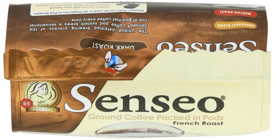 Senseo Coffee Pods, Dark Roast,18 Count (Pack of 6) N23