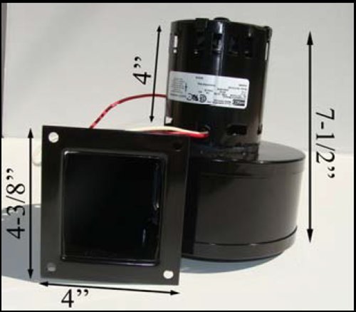 Breckwell Pellet Stove Convection Motor Blower C-E-033 - 11-1210 G N3