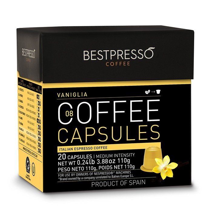 Nespresso Compatible Gourmet Coffee Capsules -120 Pod Verona Blend (High Intensity) - For Original Line Nespresso... N5