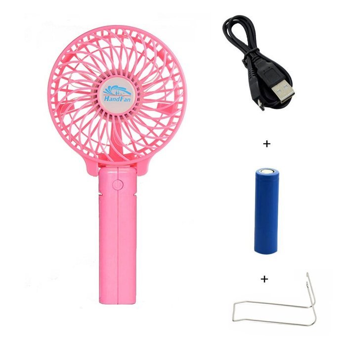 Niceshop Portable Handheld Mini Rechargeable Fans Battery Operated ...