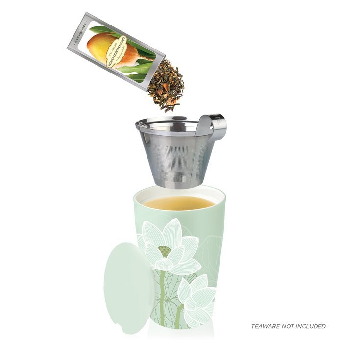 Tea Fort&eacute; Green Tea Assortment SINGLE STEEPS Loose Leaf Tea Sampler, 15 Single Serve Pouches N2