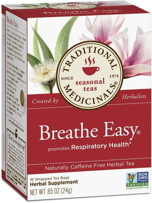 Traditional Medicinals Breathe Easy Tea, 16 Tea Bags (Pack of 6) N3