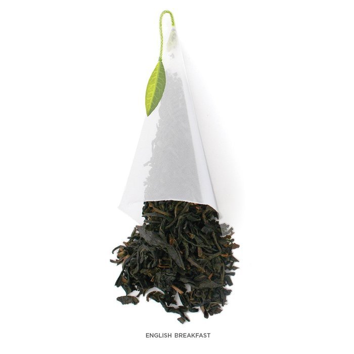 Tea Fort&eacute;&reg; BULK PACK English Breakfast Black Tea, 48 Handcrafted Pyramid Tea Infusers N2