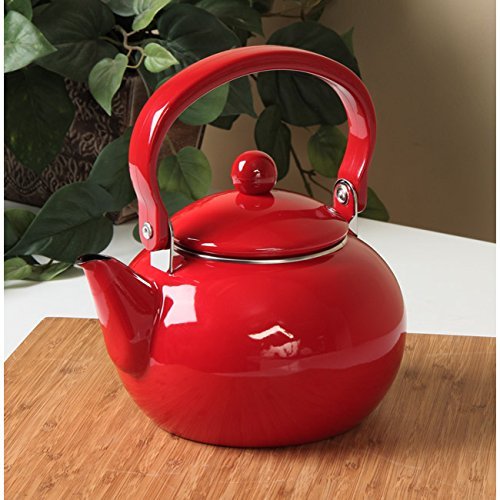 Calypso Basics Red 2-quart Tea Kettle, Red