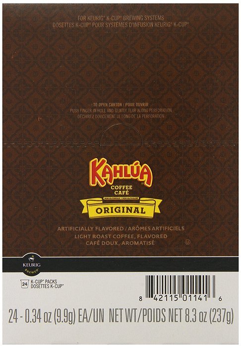 Kahlua Original K-Cups for Keurig Brewers, 24 Count (Pack of 4) N4