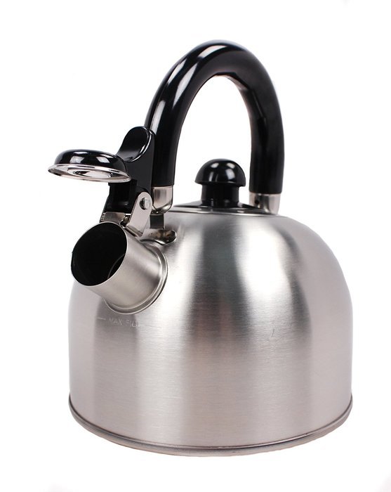 Copco Halo 1.2-Quart Brushed Stainless Steel Teakettle N7