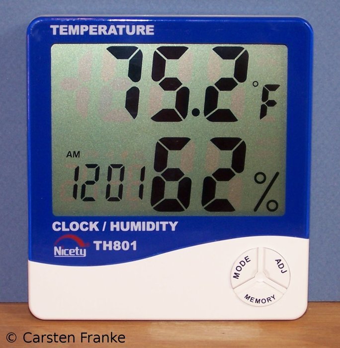 Digital Indoor Temperature Humidity Meter Hygrometer TH801