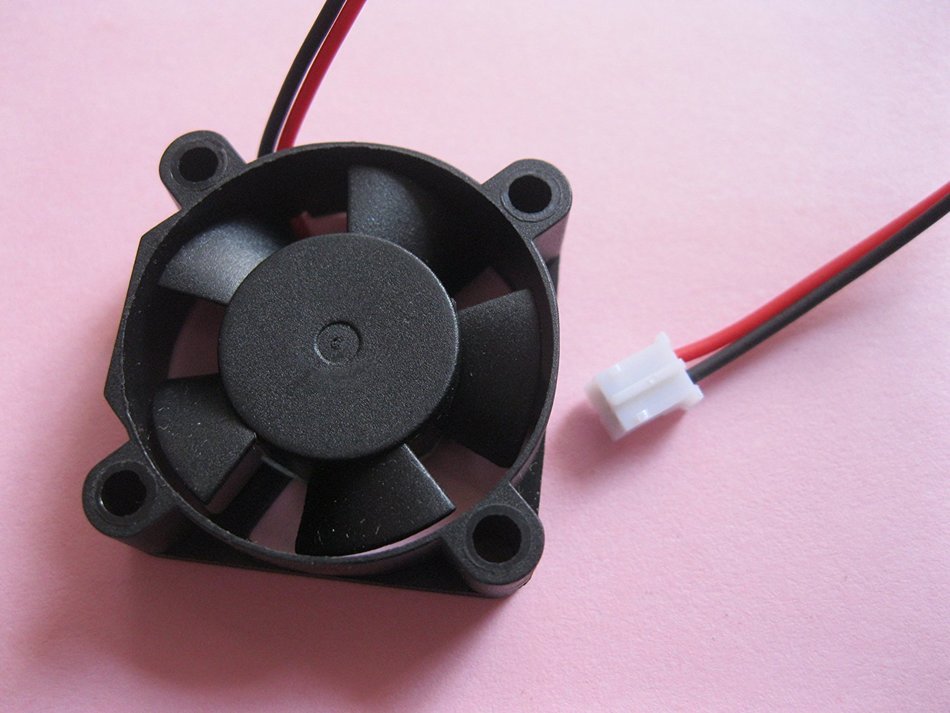 2 pcs Brushless DC Cooling Fan 12V 3010S 5 Blades 2 wire 30x30x10mm Sleeve-bearing Skywalking N2