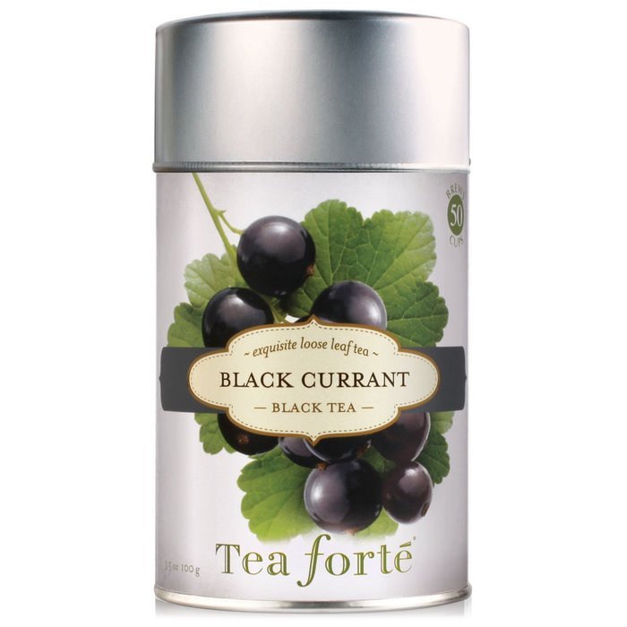 Tea Forte BLACK CURRANT Loose Leaf Black Tea, 3.5 Ounce Tea Tin N2