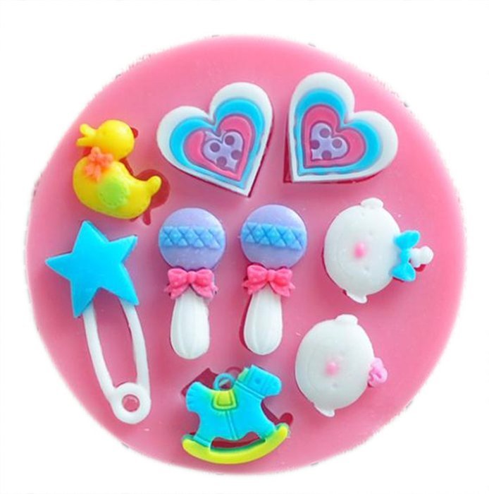 AmaranTeen - Baby Chocolate Silicone Mold,Fondant Cake Decorating