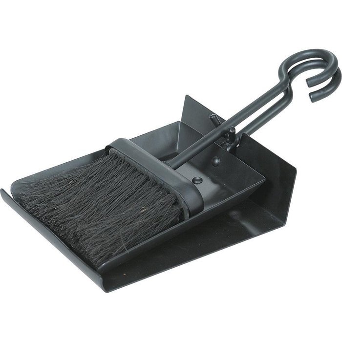 Uniflame Black Shovel And Brush Set With Pan