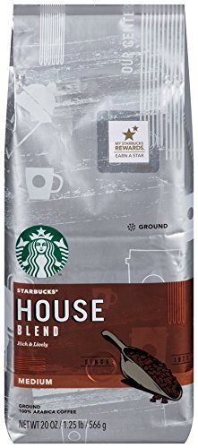 Starbucks House Blend Ground Coffee, 20 Ounce, 6 Count