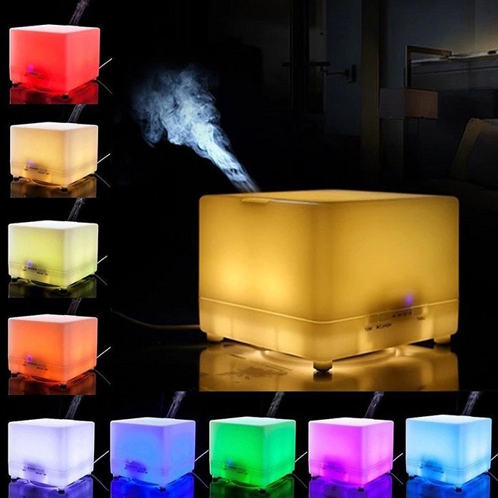700ml Whole House Humidifiers -Tovemasssy Large Capacity Aroma Atomizer Air Humidifier LED Ultrasonic Purifier... N2