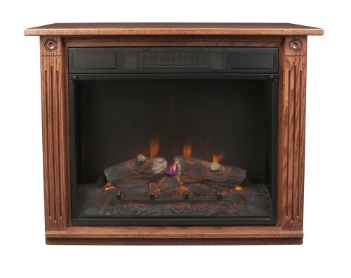 Dark Oak Electric Fireplace
