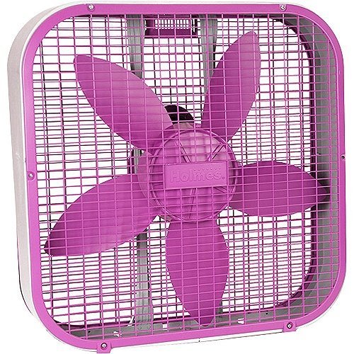Holmes HBF2010A-WM 21-Inch by 4.5-Inch Box Fan, 3 Speed-Settings, Metal Frame, 20-Inch Blade, White N2