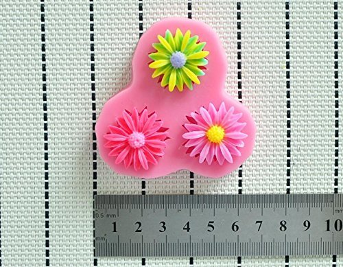 MathildaBaking Collection - Daisy Flowers Artificial Mold Decorations Silicone Mold Silicone Fondant Lace Molds... N4