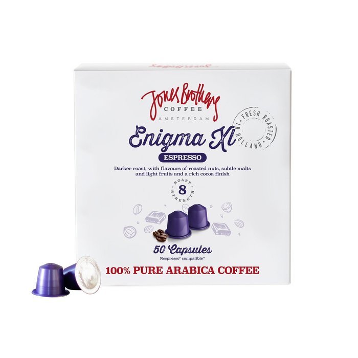 80 Jones Brothers Nespresso Compatible Coffee Capsules-Variety Pack -100% Pure Arabica (VARIETY BOX, 80 PODS) N28