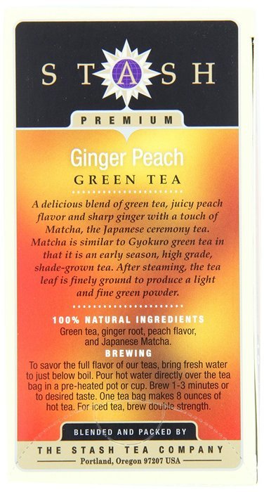 Stash Tea Green Chai Tea, 20 Count Tea Bags in Foil (Pack of 6) N31