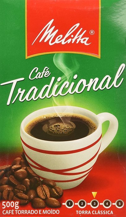 Melitta - Traditional Roasted Coffee - 17.6 oz (PACK OF 02) | Melitta Caf&eacute; Torrado e Mo&iacute;do Tradicional - 500g N2
