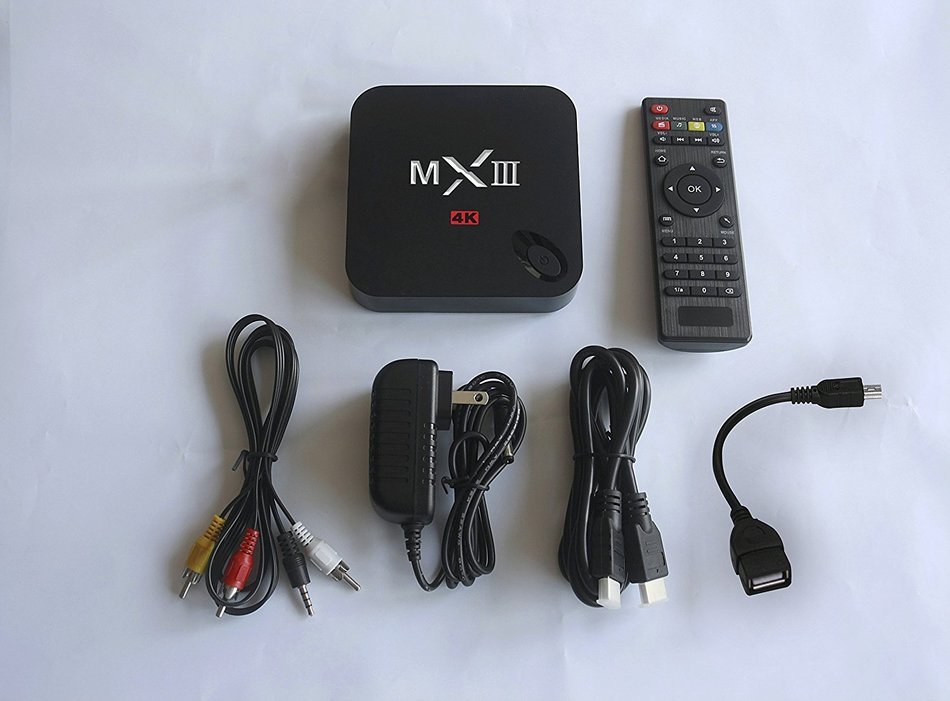 MX3 Quad Core Andriod TV BOX 1G/8G/4K+Bluetooth Fully-LOADED XBMC (Kodi 14.2) 100+ addons Streaming Media Player N2