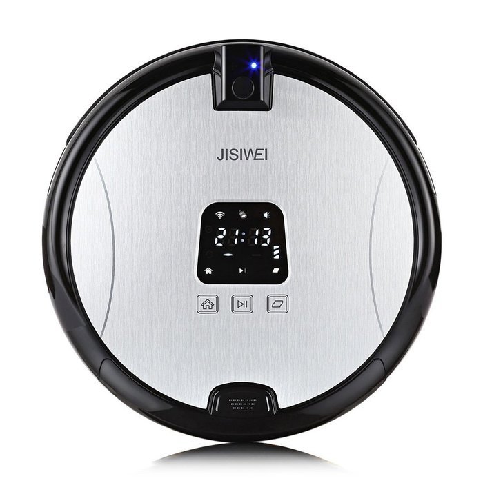 JISIWEI S+ Wi-Fi Enabled Robotic Vacuum Floor Cleaner with Camera and Mobile App Remote Control for Pets and Allergies... N7