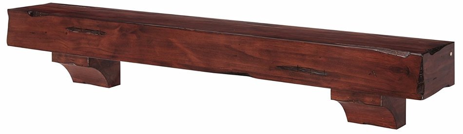 Pearl Mantels 412-72-70 Shenandoah Pine 72-Inch Wall Shelf, Rustic Cherry N7