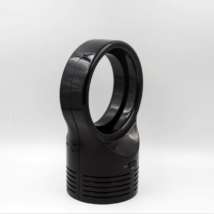 Portable Air Conditioner Table mini bladeless fan With Adapter Gift-Color Random (Black) N8