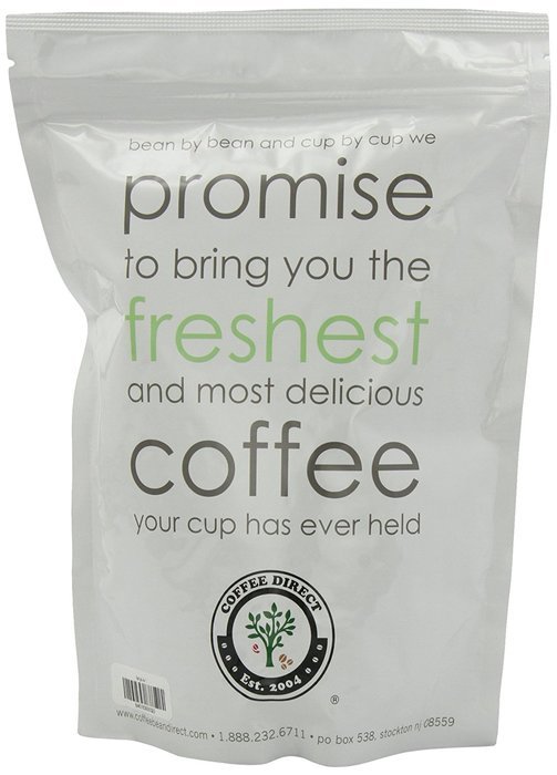Coffee Bean Direct Sumatra Mandheling, Whole Bean Coffee, 16-Ounce Bags (Pack of 3) N30