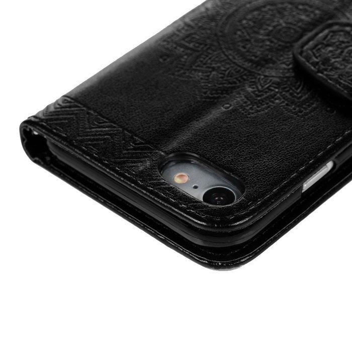 iPhone 7 Case (4.7 inch) - Wallet Folio Flip Embossed Totem PU Leather Case with Stand Card Slots and Slim Fit... N36