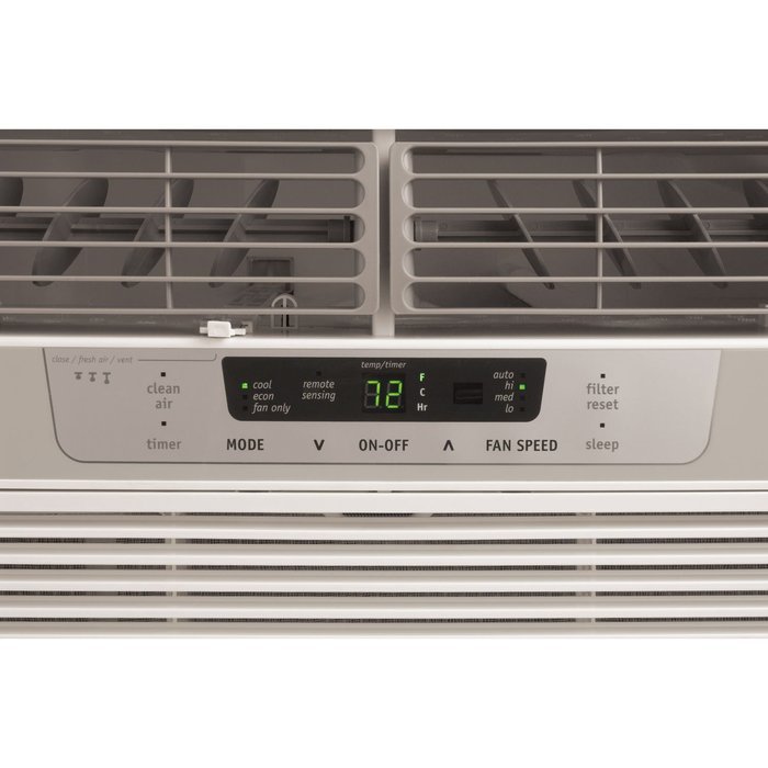 Frigidaire FRA105CV1 10,000 BTU 115V Window-Mounted Compact Air Conditioner with Full Function Remote Control