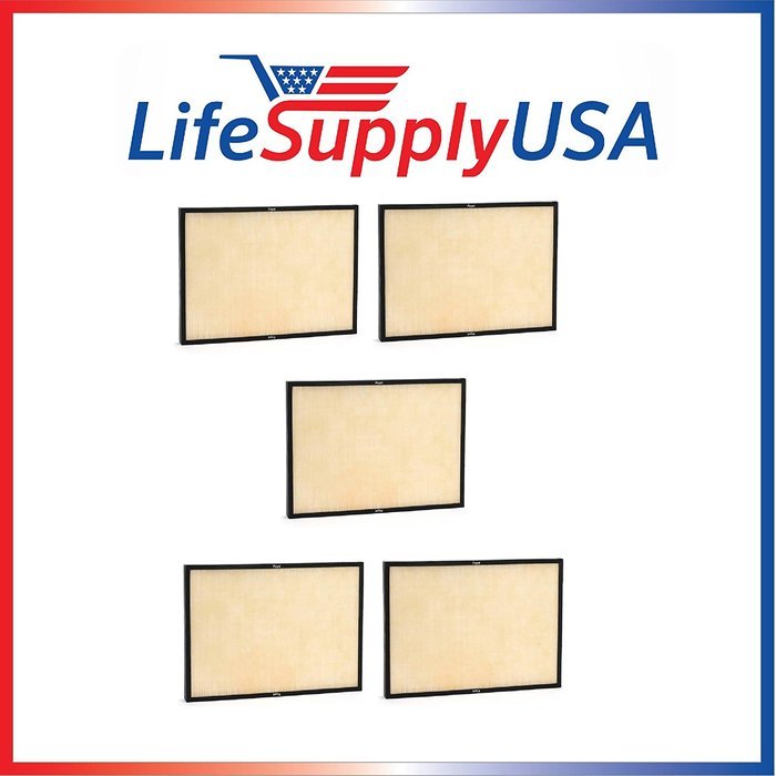 5 pcs True HEPA replacement Filter for Rabbit Air models SPA-421A & SPA-582A by Vacuum Savings