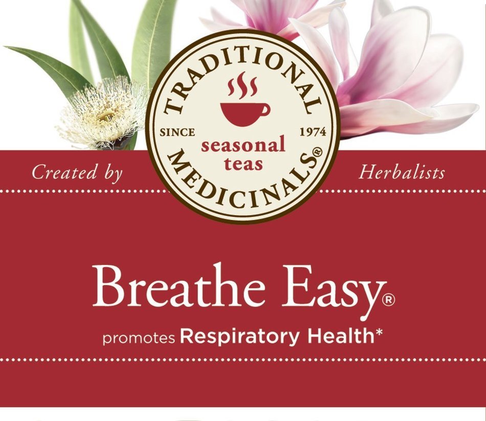 Traditional Medicinals Breathe Easy Tea, 16 Tea Bags (Pack of 6) N7