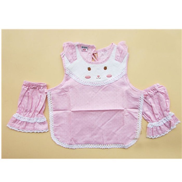 KAKA(TM) Baby Kids Waterproof Cute Cartoon Sleeveless Apron -Blue(Children's Height:110-135cm,size:100) N6