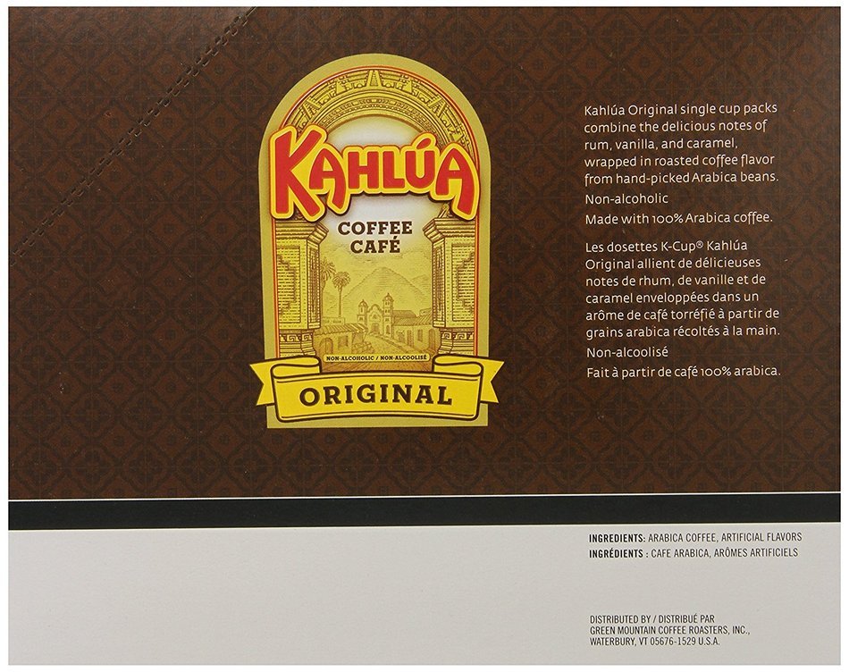 Kahlua Original K-Cups for Keurig Brewers, 24 Count (Pack of 4) N7