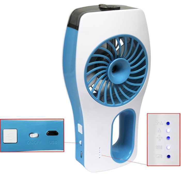 ESUMIC Portable USB Mini Concise Fishion Strong Practicability Misty Cooling Hydrating Fan Air conditioning Humidifier...