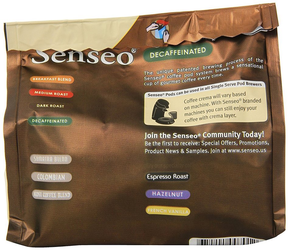 Senseo Coffee Pods, Dark Roast,18 Count (Pack of 6) N42