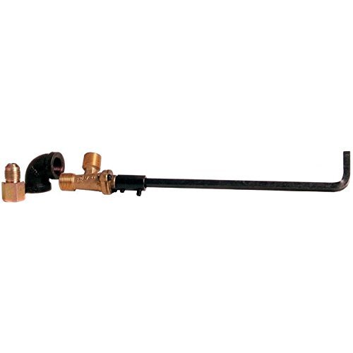Peterson Gas Logs On/Off Valve With Adapter & 8 Inch Steel Handle N2