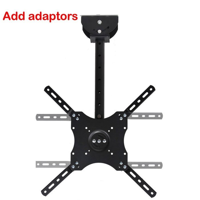VideoSecu Adjustable Ceiling TV Mount Fits most 26-55" LCD LED Plasma Monitor Flat Panel Screen Display with VESA... N2