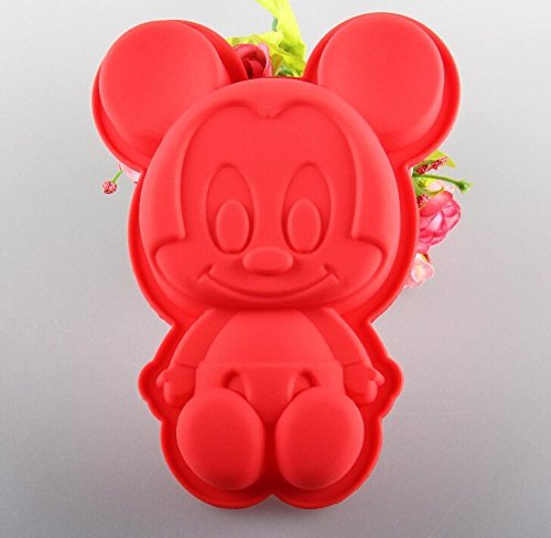 6PC/SET Silicone Monster Mickey Donald Duck STITCH Monkey Cake Chocolate Pudding Jelly Candy Ice Cookie Mold Mould... N3