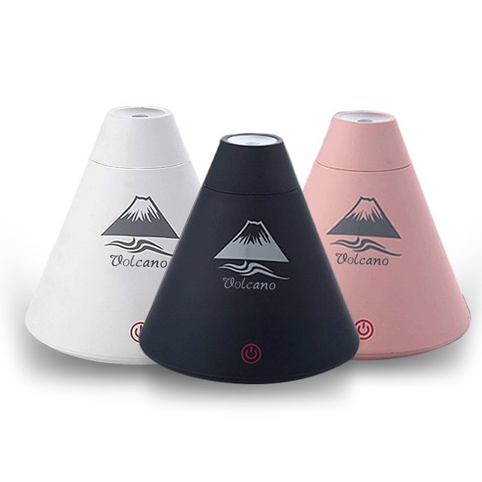 160ML Mini USB Volcano Humidifier Air Diffuser Purifier LED Night Light Purifier Atomizer Portable Ultrasonic... N2