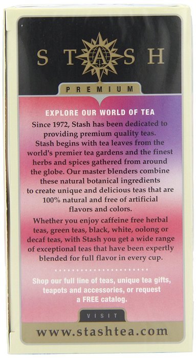 Stash Tea Green Chai Tea, 20 Count Tea Bags in Foil (Pack of 6) N32