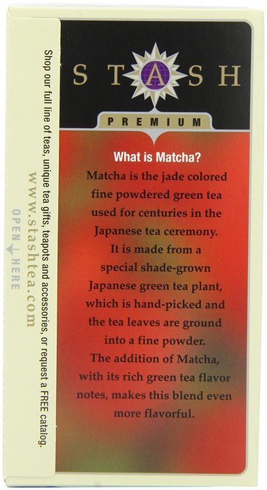 Stash Tea Green Chai Tea, 20 Count Tea Bags in Foil (Pack of 6) N36
