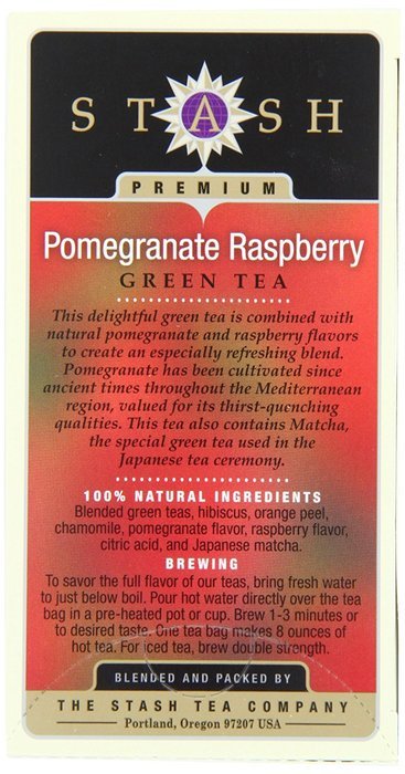 Stash Tea Green Chai Tea, 20 Count Tea Bags in Foil (Pack of 6) N37