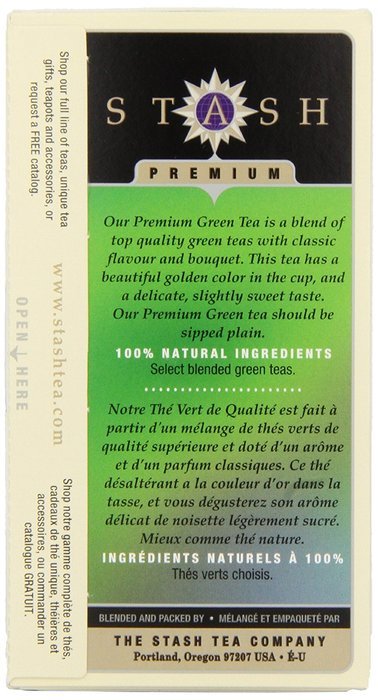 Stash Tea Green Chai Tea, 20 Count Tea Bags in Foil (Pack of 6) N55