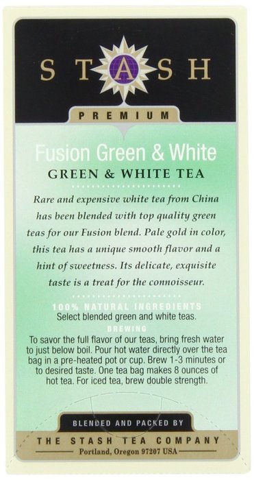 Stash Tea Green Chai Tea, 20 Count Tea Bags in Foil (Pack of 6) N58
