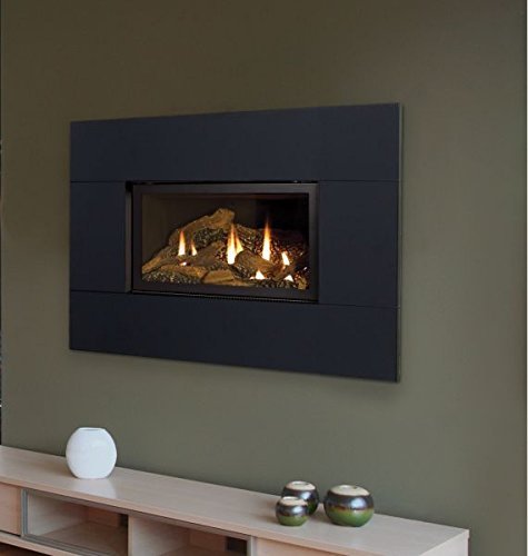 Zero-Clearance Mantis Fireplace with In-Wall Surround Kit, LP