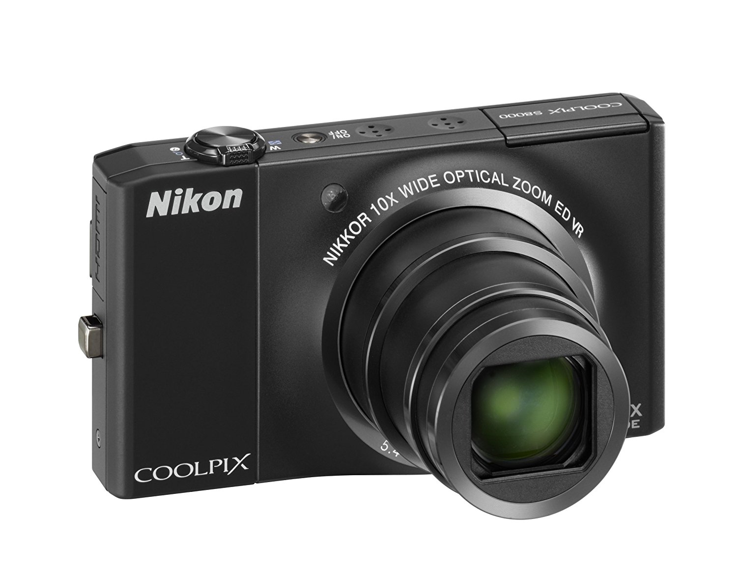 Nikon Coolpix S8000 14 MP Digital Camera with 10x Optical Vibration ...